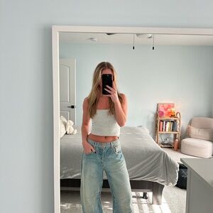 Free People Barrel Jeans